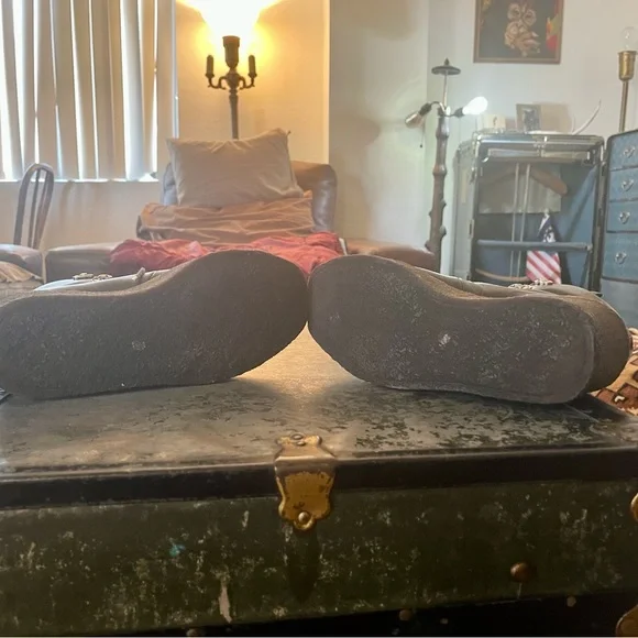 Jeffrey Campbell “Free People” Viajar Olive-Brown Leather Wedge Ankle Boot Sz 8 - Picture 6 of 11